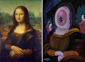 Hollow Knight The Mystery of the Fluke Hermit’s Smile Mona Lisa Painting Parody