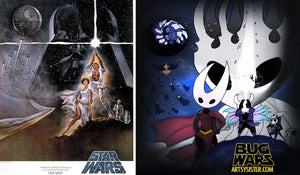 Hollow Knight Star Wars Fanart Movie Poster
