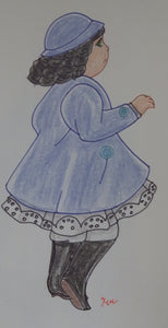 Little American Girl circa 1870s