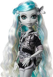 Monster High Doll, Lagoona Blue in Black and White, Reel Drama Collector Doll, Doll-Size and Life-Size Posters, Horror Flick Theme, Toys and Gifts (HKN30)