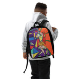 Duel Abstraction Vs Reality - Abstraction Attacking Realism - Minimalist Backpack