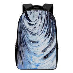 Metal Blue Wave D37 Laptop Backpack