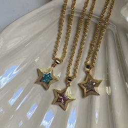 Delicate Clavicle Stars Necklace