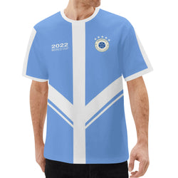 Mens All Over Print Short Sleeve T-Shirt-Uruguay