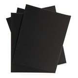 Royal & Langnickel Essentials 12x16" Black Triple Gessoed Canvas Panels Value Pack, for Oil and Acrylic Painting, 4 Pack