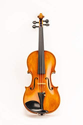 D Z Strad Violin - Model 700 - Light Antique Finish with Dominant Strings, Case, Bow and Rosin (Full Size - 4/4)