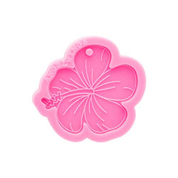 Super Shiny Cherry Flower Blossoms Style Silicone Resin Molds Epoxy Molds for DIY Keychain Necklace Jewellery Making Craft