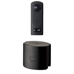 RICOH Theta Z1 51GB Black 360° Camera,CMOS sensors,Increased Internal Memory with Lens Cap TL-2 for Theta Z1 Dual 1" Sensor Spherical Digital Camera stabilization,HDR,High-Speed Wireless Transfer