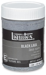 Liquitex Texture Gels - Black Laval, 8 oz