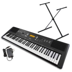 Yamaha Psr-Ew300 Sa 76-Key Portable Keyboard Bundle With Stand And Power Supply