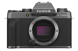 Fujifilm X-T200 Mirrorless Camera Body - Dark Silver