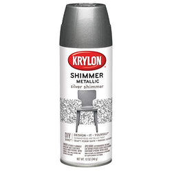 Krylon Shimmer Metallic Spray Paint Silver Shimmer, 11.5-Ounce