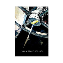American Classic Movie 2001 A Space Odyssey Movie Poster 01 Canvas Poster Bedroom Decor Sports Landscape Office Room Decor Gift Unframe-style124×36inch(60×90cm)