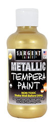 Sargent Art 17-5081 8 oz Gold Metallic Tempera Paint