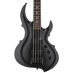 ESP LTD TA-204 FRX Signature Series Tom Araya Bass Guitar, Black Satin