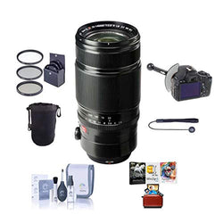 Fujifilm XF 50-140mm (76-213mm) F2.8 R LM OIS WR Lens - Bundle with 72mm Filter Kit, Lens Case, Cleaning Kit, Capleash, DSLR Follow Focus & Rack Focus, Mac Software Package