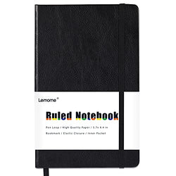 Ruled Notebook/Journal - Lined Journal with Premium Thick Paper, 5" X 8" College Ruled Journal/Notebook, Banded with Exquisite Inner Pocket, Hardcover