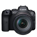 Canon EOS R6 Mirrorless Digital Camera with RF 24-105mm f/4 L is USM Lens, Control Ring Mount Adapter EF-EOS R