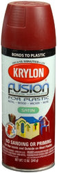 Krylon K02425001  Fusion for Plastic Spray Paint, Satin Burgundy