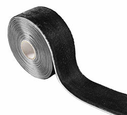Velvet Ribbon for Crafts - Hipgirl 5 Yards 7/8" Black Ribbon For Holiday Gift Package Wrapping,