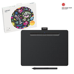 Wacom Intuos Wireless Graphic Tablet, with 3 Free Creative Software downloads, 10.4" x 7.8",
