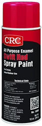 CRC All Purpose Enamel Spray Paint, 10 oz Aerosol Can, Swift Red
