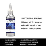 Silicone Pouring Oil Acrylic Pouring Oil Pure Silicone Oil for Creating Cell in Acrylic Paint Resin Pouring,4 Ounce