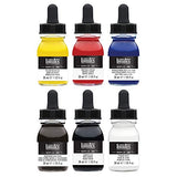 Liquitex Professional Acrylic Ink! Essential Set, Multiple Colors, Set of 6 (3699314)