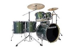 Ludwig Element Evolution LCEE6220 6-piece Complete Drum Set with Zildjian Cymbals - Emerald Sparkle