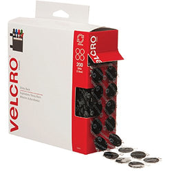 VELCRO Brand - Sticky Back Hook and Loop Fasteners | Perfect for Home or Office | 3/4in Coins |