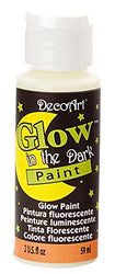 DecoArt DS50-3 Glow-in-the-Dark Paint, 2-Ounce