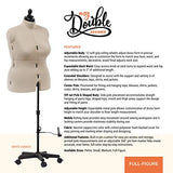 Drtiz My Double Designer Adjustable Dress Form, Full-Figure