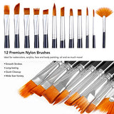 Acrylic Painting Set, 44pcs Ohuhu Artist Set with Wood Table-Top Easel Box, Art Painting Brushes,