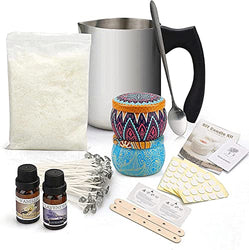Candle Making Kits for Starter, Scented Candles DIY Supplies, Arts and Crafts for Adults and Kids, Including Fragrance Oils, Beeswax, Cotton Wicks, Metal Pot, Candle Dyes, Candle Jars and More