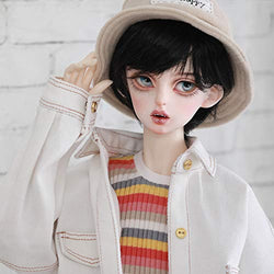 MEESock Boy BJD Doll 1/3 SD Dolls 61cm Ball Jointed Doll DIY Toys + Hair + Hat + Makeup + Clothes Fashion Handmade Doll, for Boy Girls Best Gift