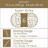 Crafted By Catherine Arctic Twist Yarn - 2 Pack (54 Yards Each Skein), Pink Twist, Gauge 6 Super Bulky