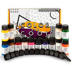 The Color and Cool Acrylic Leather Paint Set liberates your creative juices to turn store-bought items into unique works of art that simply say “you”