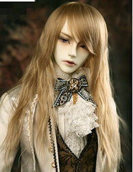 Kuafu 9-10 Inch (22-24cm) 1/3 BJD/SD Doll Wig Uncle Long Kinky Curly Hair Wigs Blonde