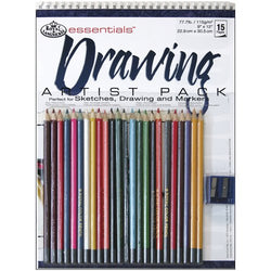 Royal & Langnickel Drawing Artist Pack, 9-Inch by 12-Inch