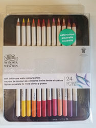 Winsor & Newton Studio Collection Soft Thick-Core Water Colour Pencils 24 Pc