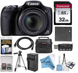 Canon PowerShot SX530 HS Wi-Fi Digital Camera with 32GB Card + Case + Battery & Charger + Tripod + Kit