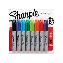 2 sets of Sharpie 8 Count Chisel Tip Assorted Colored Markers