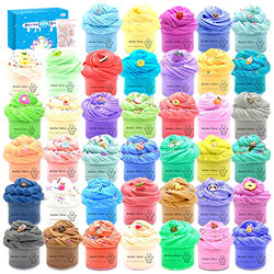 40 Pack Butter Slime kit,Educational Scented Sludge Toys,Party Favor Supplies,Super Soft,Non-Sticky, Very Suitable Birthday Gifts for Boys and Gir,Easter Filling Stuffers.