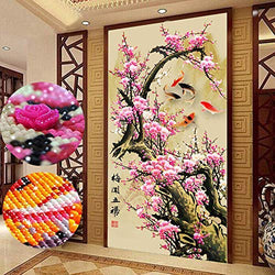 Trayosin Large 5D Diamond Painting Kits for Adults Full Drill 20x39.4Inch /50x100CM Crystal Embroidery Cross Stitch Home Wall D¨¦cor