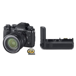 Fujifilm X-T3 Mirrorless Digital Camera w/XF16-80mm Lens Kit - Black + Fujifilm VG-XT3 Vertical Grip