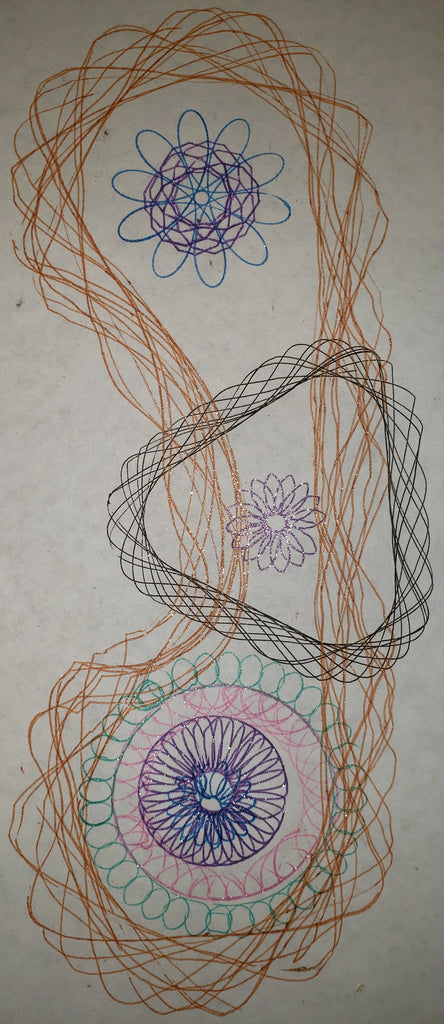 Anime, Spirographs and Patterns Drawings Cute By Teresita Blanco