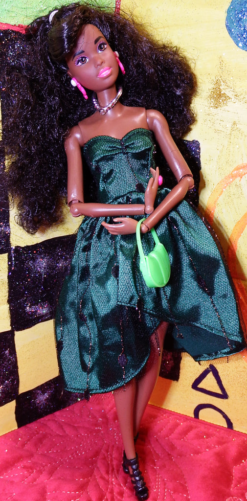 Barbie Rewind in Party Green Dress