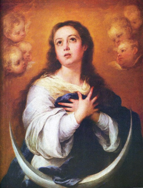 Esteban Bartolome Murillo: Virgin Mary, Jesus, the Saints and the Meek