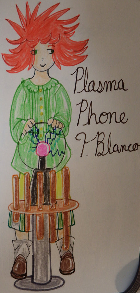 Anime Girl Playing the Plasma Phone