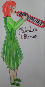 Melodica Anime Drawing